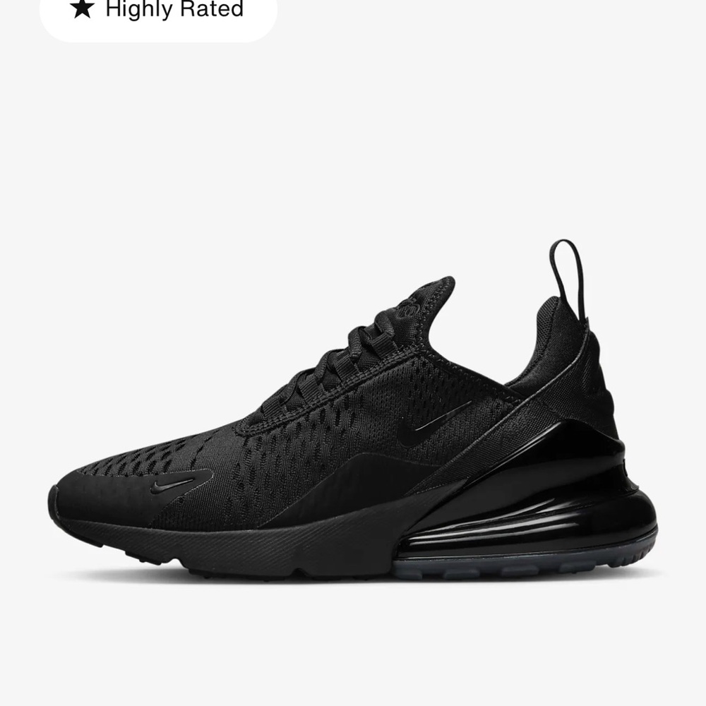 Nike Air Max 270 Triple Black Sneakers